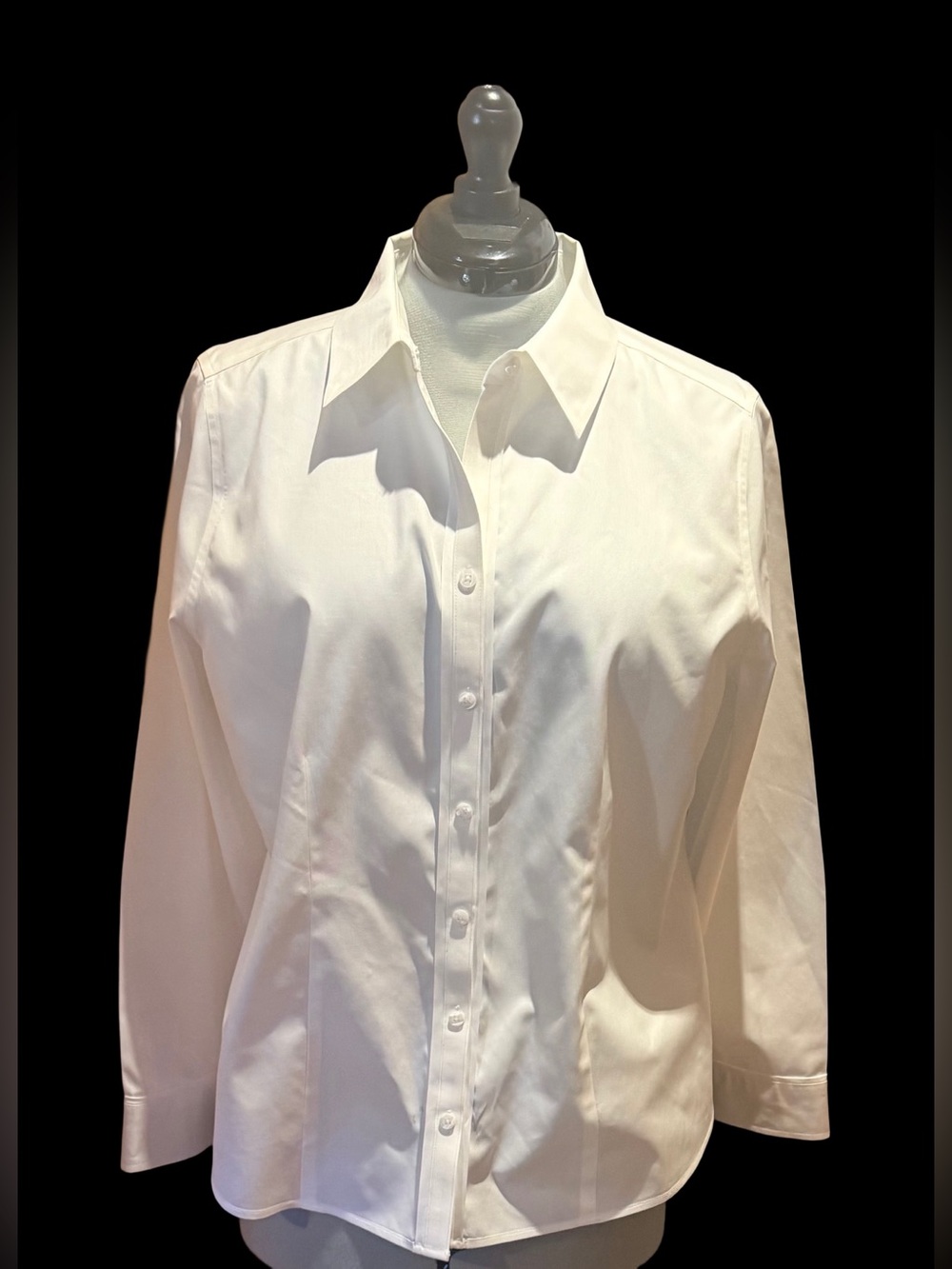 Chicos No Iron™ Stretch Shirt White Size 2 (12)